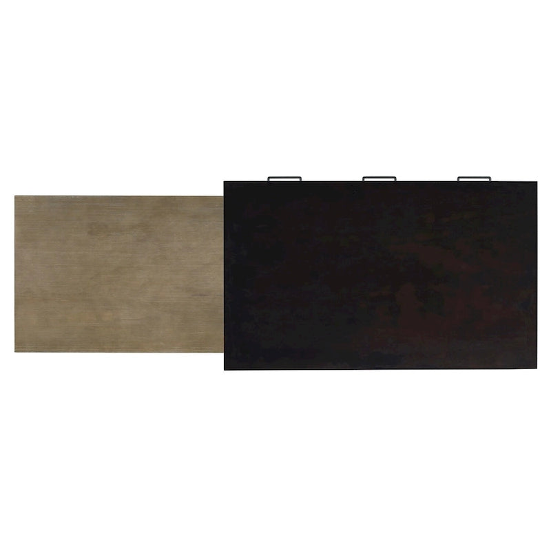 Îlot de cuisine roulant avec plan de travail extensible, 3 tiroirs et prises de courant intégrées, gris, style rétro