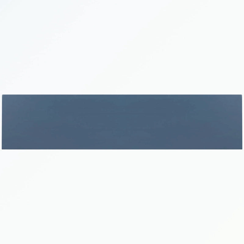Console en MDF et pin avec 4 tiroirs et 2 étagères, noir/blanc/bleu marine, style classique