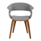 Chaise de salle à manger et d'appoint Mid-Century Modern, plusieurs coloris, tissu / similicuir / velours, 1 place