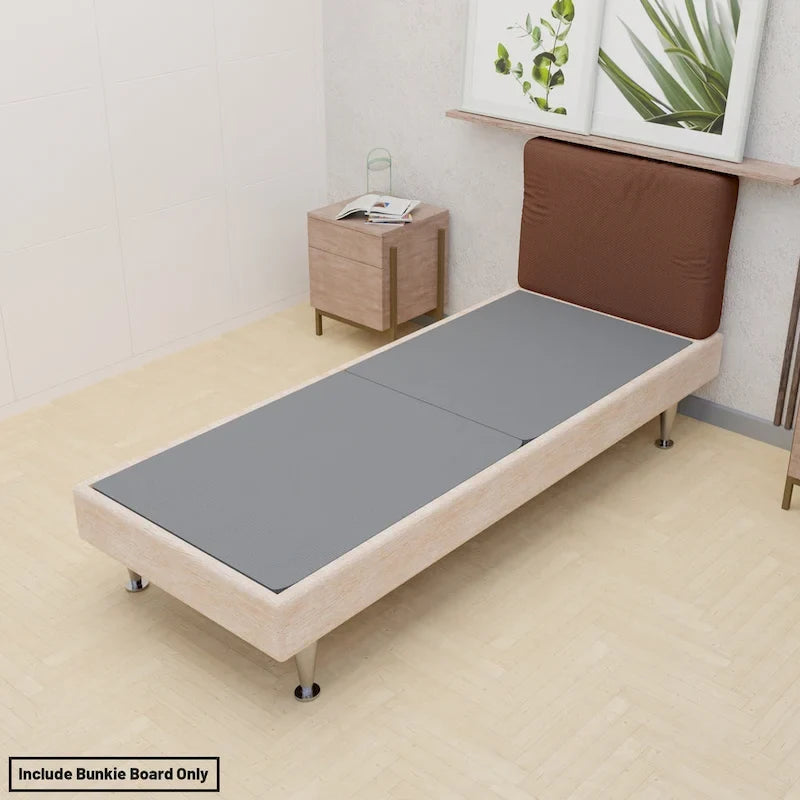 Sommier tapissier divisible pour matelas, gris, 3,8 cm d'épaisseur, simple / double / grand / très grand / très grand californien