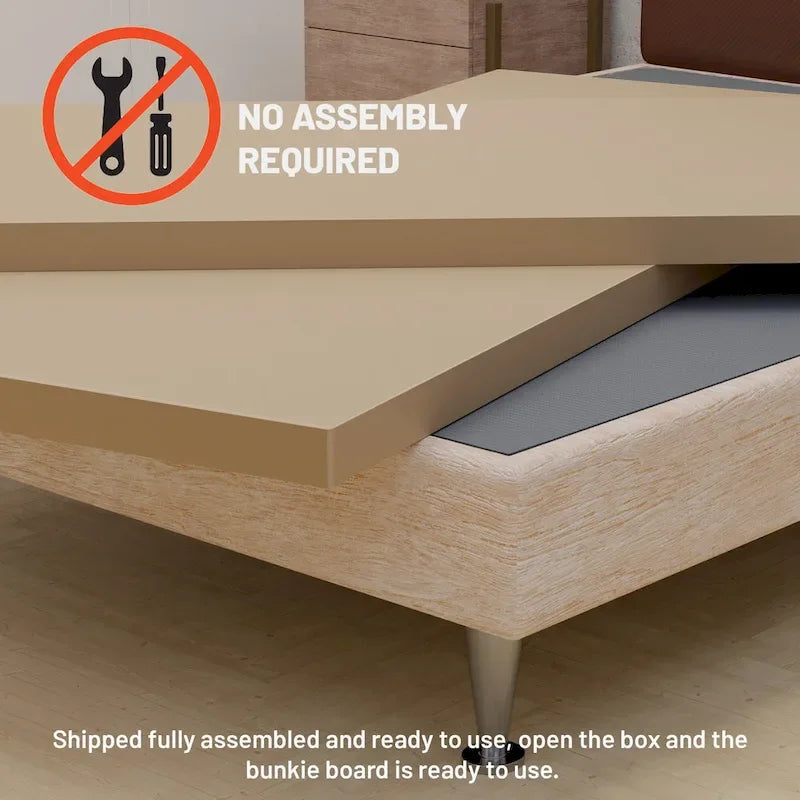 Sommier tapissier divisible pour matelas, gris, 3,8 cm d'épaisseur, simple / double / grand / très grand / très grand californien