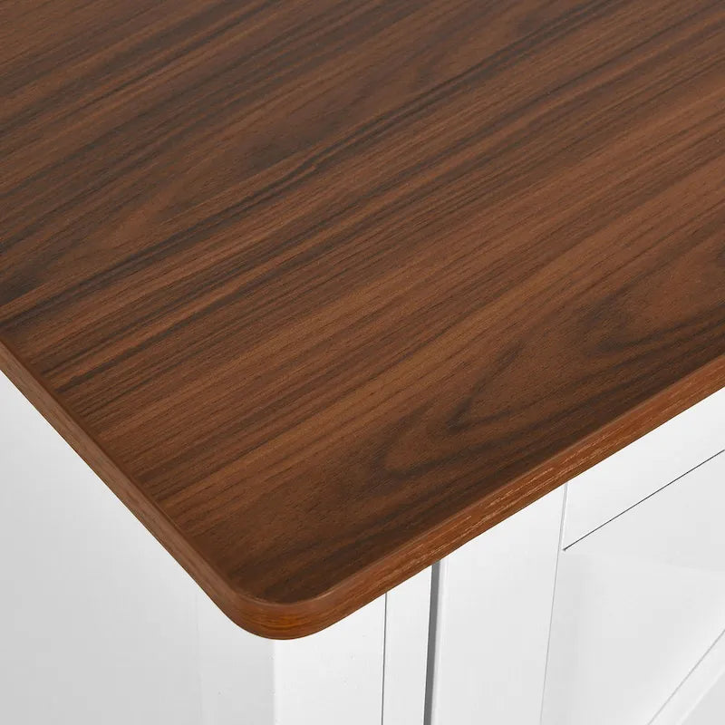 Meuble de support pour aquarium de 150-190 litres avec armoire et prise de courant intégrée, Noir / Blanc / Gris, Style moderne