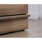 Meuble de rangement pour garde-robe avec tringle, étagère réglable et tiroir, Chêne Dakota / Chêne Sienna / Blanc doux / Chêne Salt, Style classique