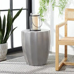 SAFAVIEH Nhuong Concrete Indoor/ Outdoor Accent Table - 15.3 x 15.3 x 17.7 - 15Wx15Dx18H