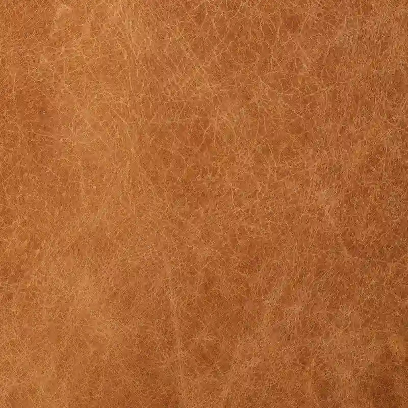 Fauteuil club Chesterfield en cuir, Madagascar Cacao / Tan Cognac, accoudoirs roulés capitonnés, 1 personne