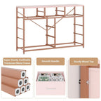 Commode en tissu à 10 tiroirs avec dessus en bois imperméable, Noir / Blanc / Saule noir / Rose / Marron, Style moderne